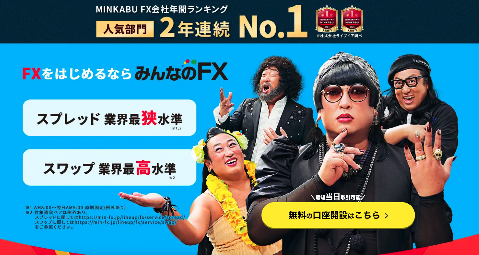 みんなのFX公式サイトキャプチャ
