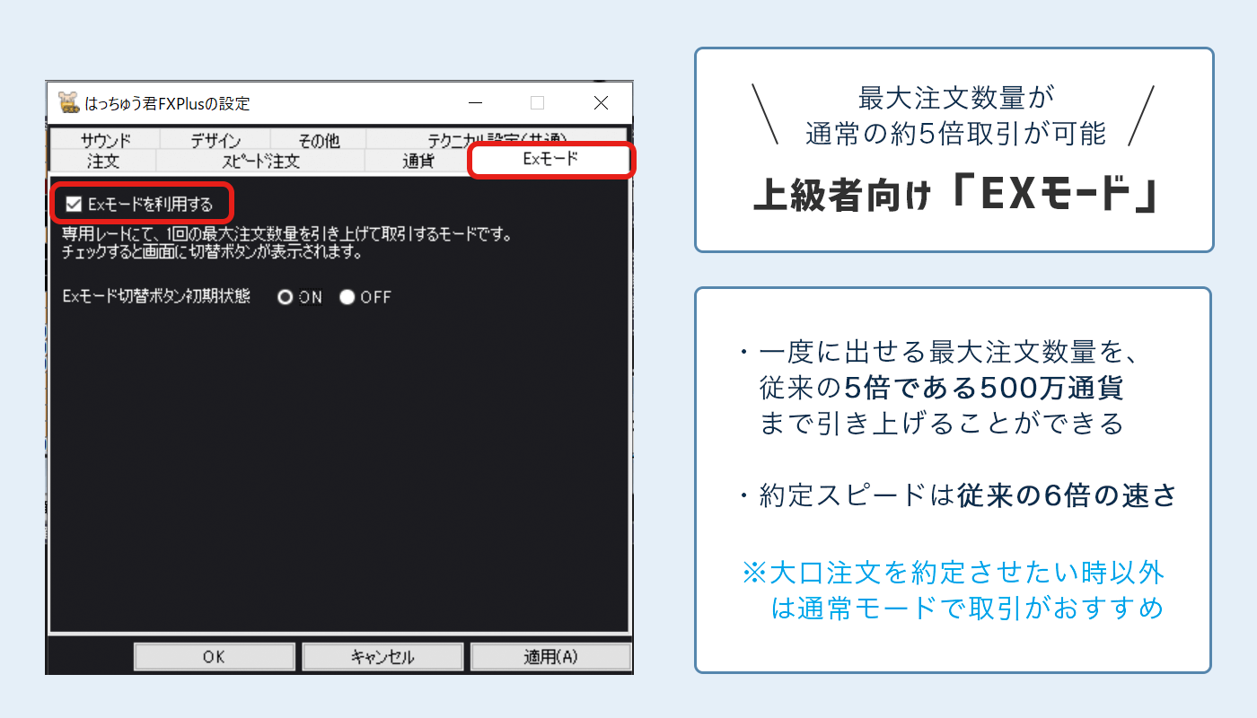 GMOEXモード