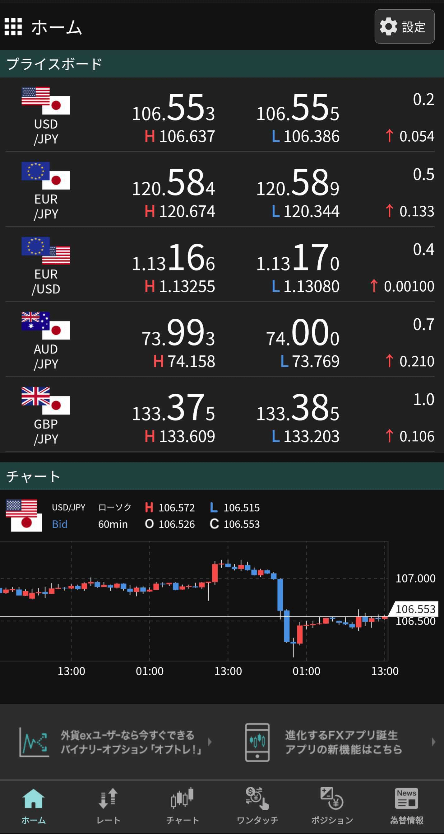 GMO外貨のアプリ画像